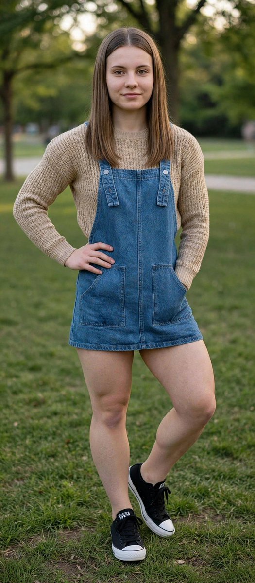 indiorockandro2's tweet photo. Esta fue la foto del parque de hoy… overol corto de jean. ¿Les gusta el look o prefieren algo más largo? 😉🔥
 #Fotografía #foto #porn https://t.co/uf3a5UCn5U