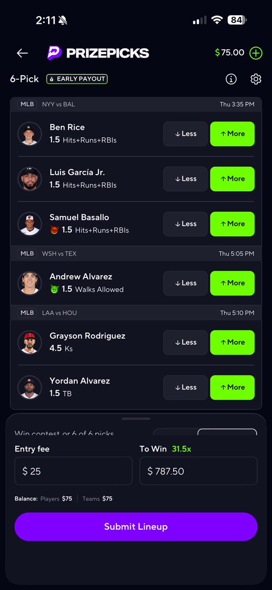 pokerpro619's tweet photo. @ChalkboardHQ 
Why would I ever want to use chalkboard??? Identical tickets, prize picks pays DOUBLE the amount.  Make this make sense. https://t.co/2JjMeU7LXc