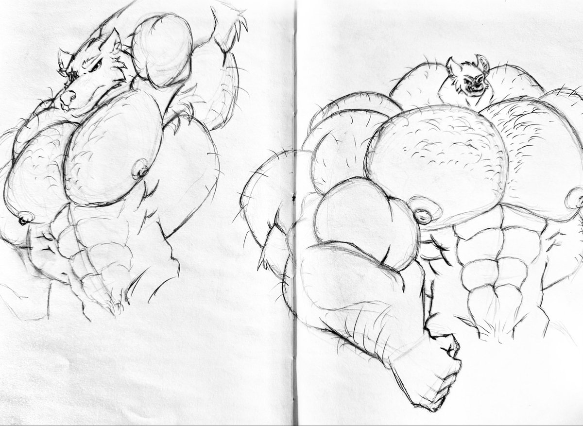 razorwolf1999's tweet photo. Made more beefy sketches ft. Jake long, Wolf O’Donell and an even bigger Haida for you all ;3 https://t.co/gUyQ1tAGHS