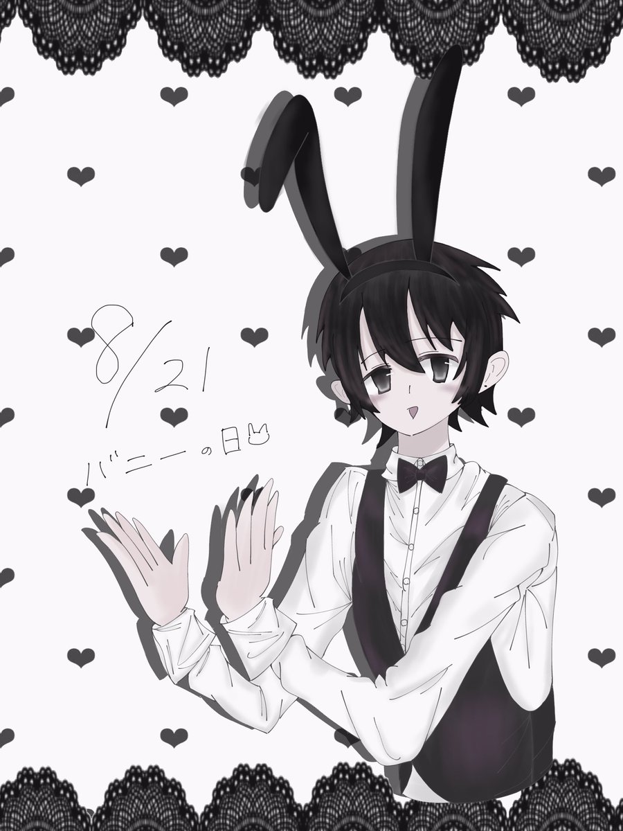 l_2lux's tweet photo. 継乃くん、バニーの日Ი𐑼
 #ZENO  #丸得基地  #基地絵 https://t.co/UqcbFmXrvM