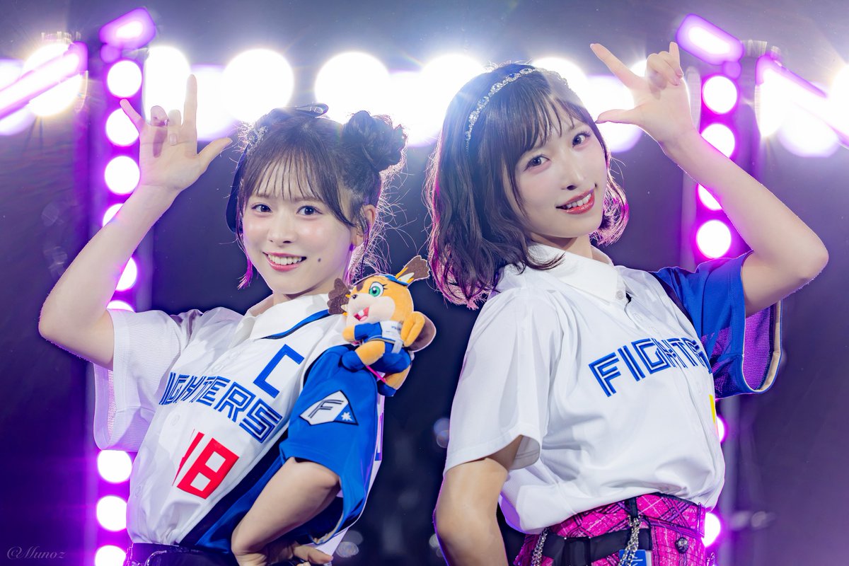 Syopowe10naru's tweet photo. 2026.08.20  エスコンフィールドHOKKAIDO

ゆいゆいとなるちゃんのポニシュ✨

#小栗有以　(@yuiyui_maromaro )
#倉野尾成美 (＠Kuranoo_Narumi_ )
#AKB48 #AKBが好きish https://t.co/tio5xduhT5