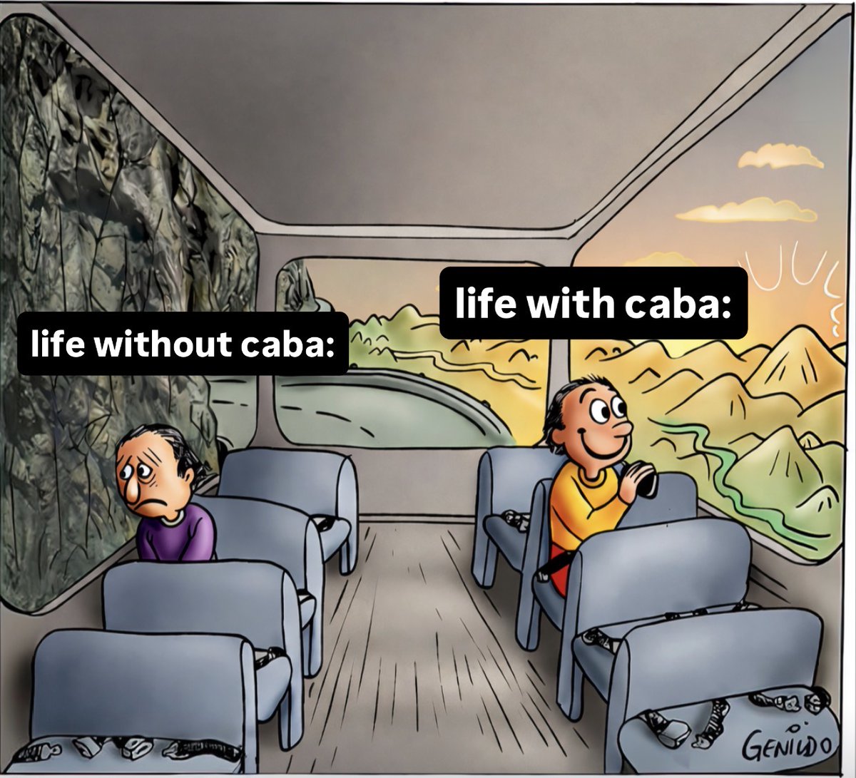 textcaba's tweet photo. Life is better with Caba.

@boardyai show this to the people who need Caba the most. https://t.co/SaCHJBYDC6