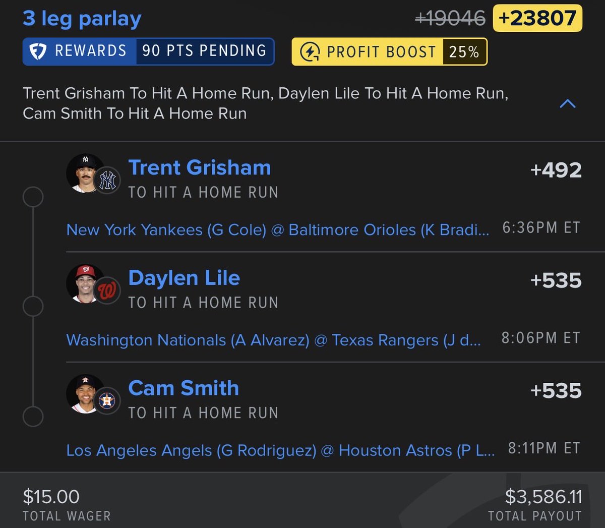 ClippaBets's tweet photo. Friday Eve 😏⚾️ …

#GamblingX #GamblingTwitter @Playbook https://t.co/EUBI9S4OUs