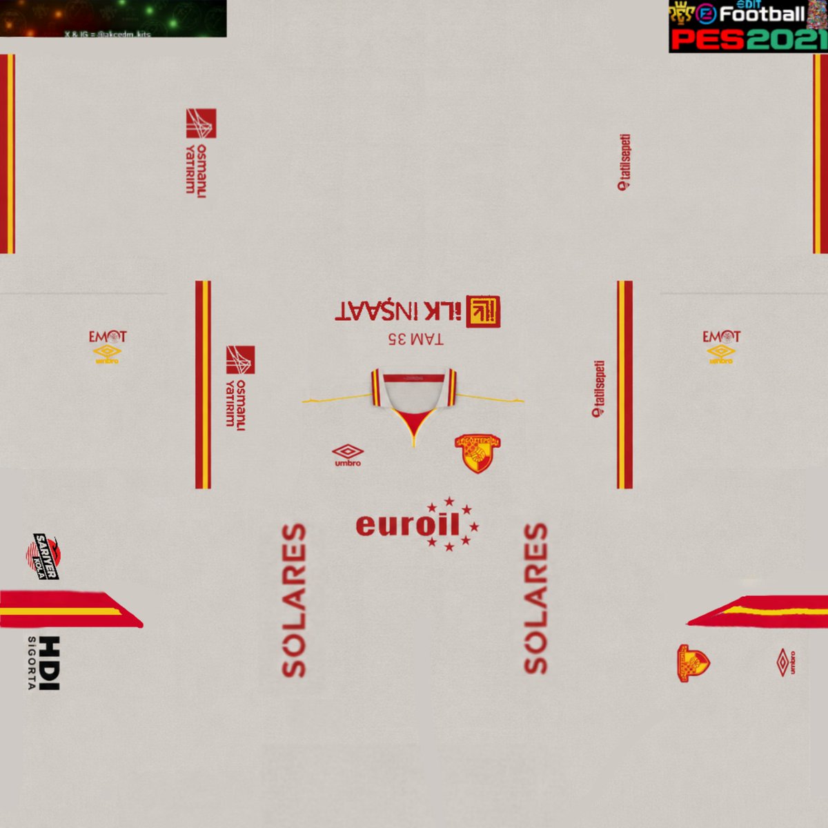 akcedm_kits's tweet photo. Official:Göztepe2627SeasonKits #drawing #akcedm #Göztepe #kits #pes2021 #pes21 #peskit #kitmaker #pes #eFootball #göztepekits #izmir #tam35 #gözgöz #heryerdegöztepe #sarıyer #hdi #emot #solares #tatilsepeti #osmanlımenkul #ilkinşaat #euroil #Umbro @Goztepe https://t.co/ZYEejMt2Js https://t.co/hAaOcm6J2n