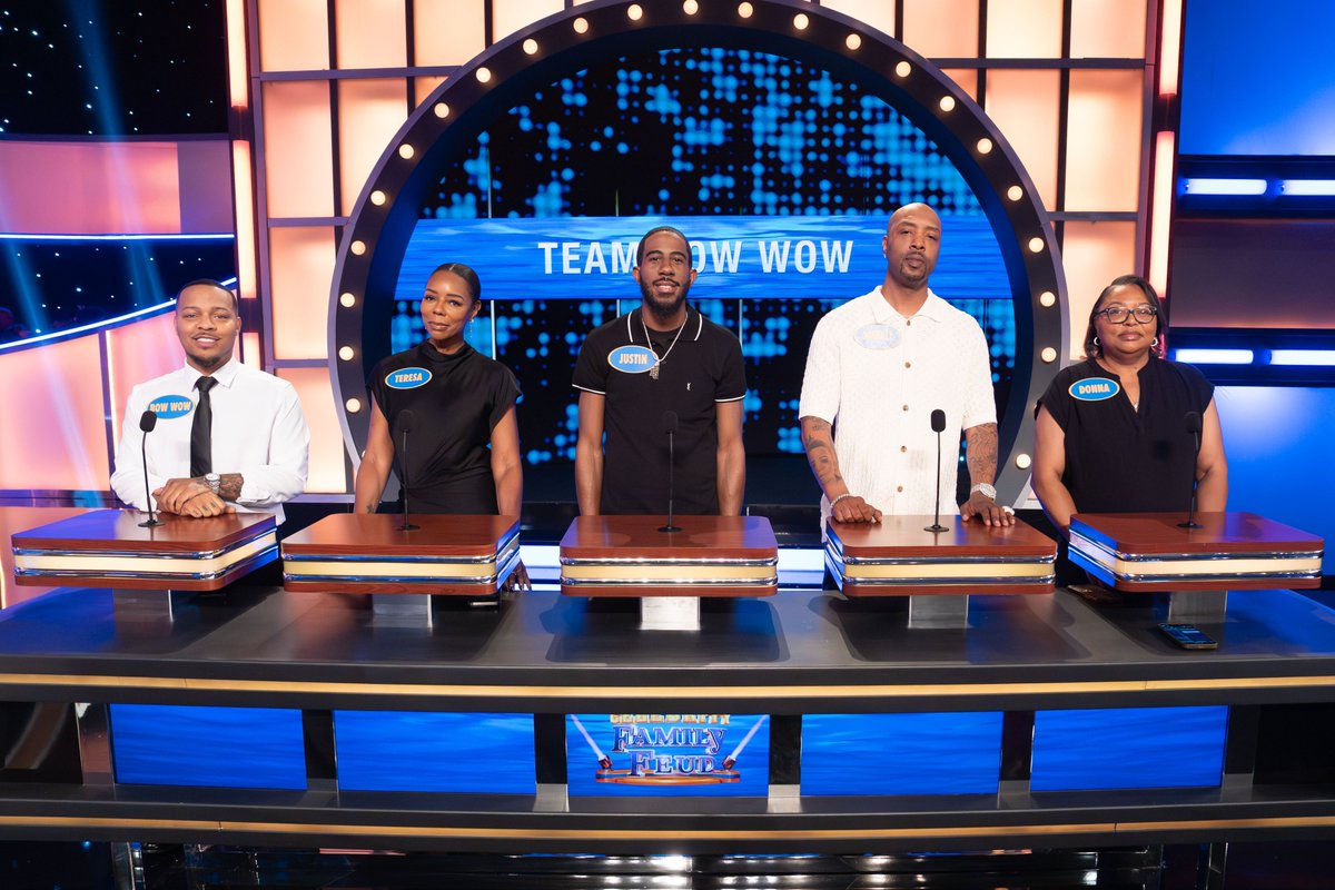 MakeAWishNE's tweet photo. TONIGHT at 8/7c on @ABC! ⭐

Tune in as WishMaker @smoss &amp; Team Bow Wow take on Team @RickeySmiley on @familyfeudABC for the chance to win a prize benefiting @MakeAWish, helping make life-changing wishes come true for children with critical illnesses. 💙 #CelebrityFamilyFeud https://t.co/6da20pvDYO