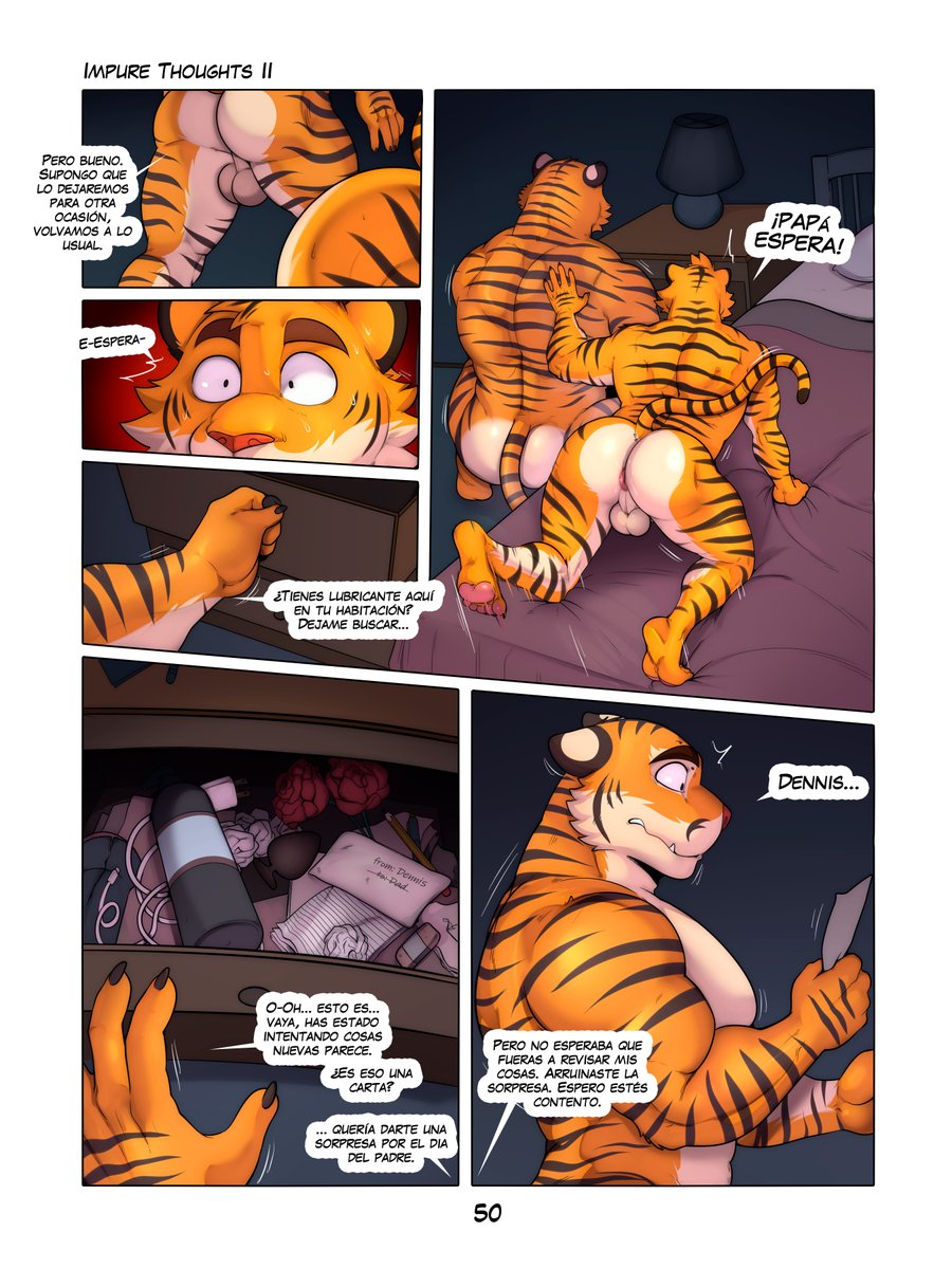 Kris_Hoss's tweet photo. "Impure Thoughts 2!"           
Page 50, (EN/ES)!                      

Next Pages &amp; WIP sketches are available published on my SS! https://t.co/q9oCcLaVVy