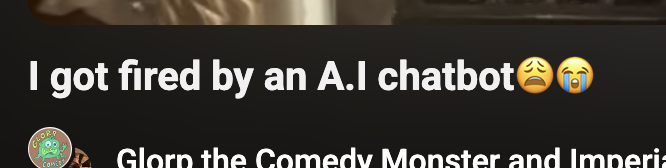 letsgetdevvy's tweet photo. this guy literally got FIRED by an AI assistant named Glooby over Zoom

is this the beginning of the AI takeover LOL

https://t.co/kCKAHDTOGB https://t.co/Bxv3cphNbR