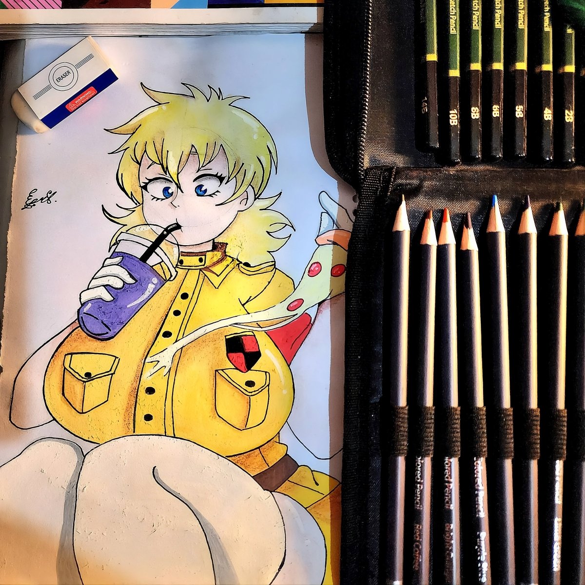 Sweet_LustX's tweet photo. Baaaaaaah! Mmmmm pizza 🍕🩸
Seras Victoria from Hellsing, an old drawing I found saved

#Hellsing #SerasVictoria #FanArt #TraditionalArt https://t.co/pNwUCethEx