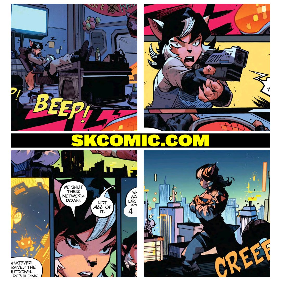 TheSWATKats's tweet photo. An early preview of the extra #FelinaFeral and #CallieBriggs story included with #SWATKats #ComicBook Issue 1 💯 Artwork by @LeoChiola 👏 https://t.co/w9oJAx3EjC
