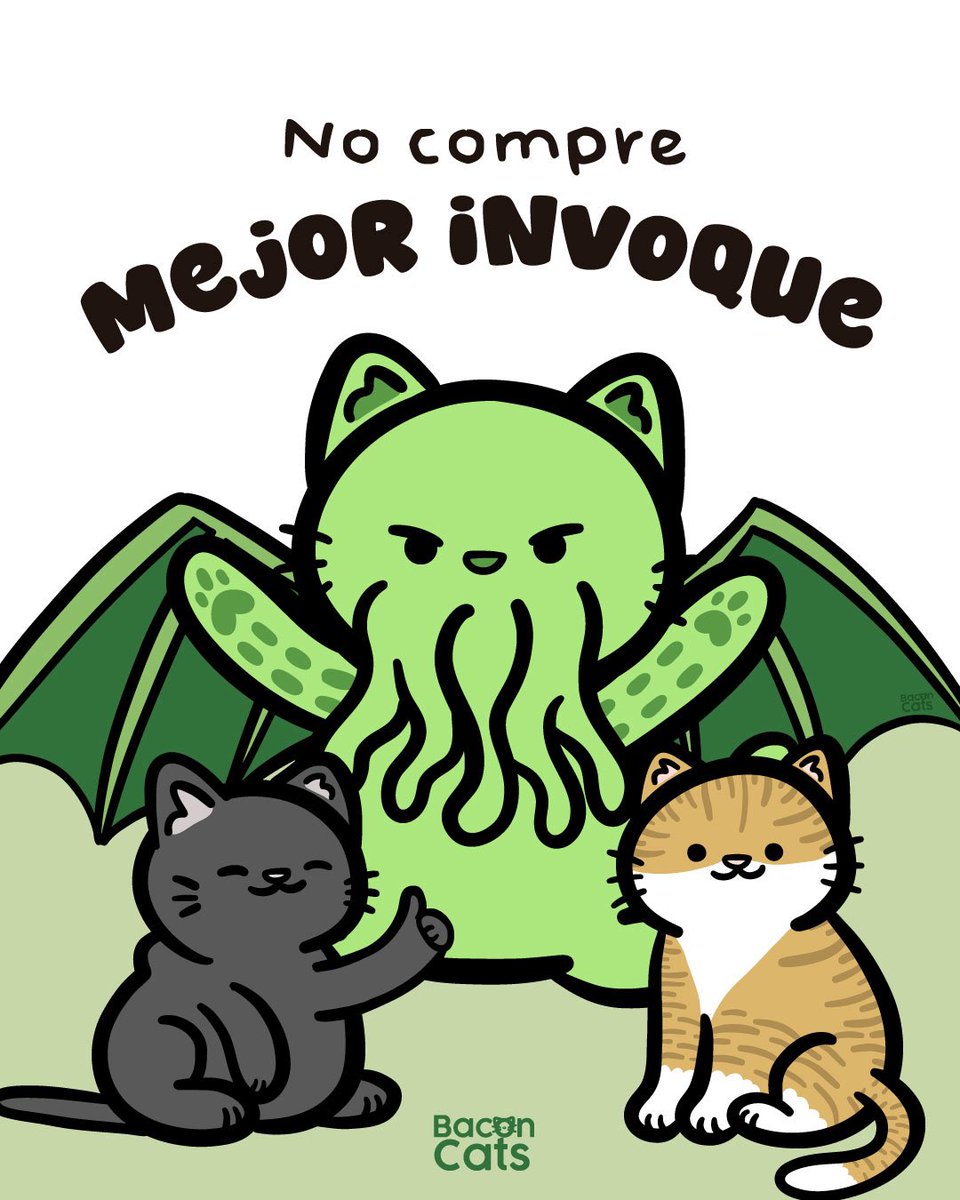 Baconcatsmx's tweet photo. En el natalicio de Lovecraft, alguien tiene un mensaje desde el fondo de las profundidades del océano 🐙👍🏼 https://t.co/tdnW7DFgZg