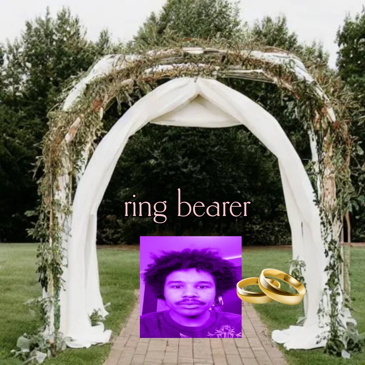 andimbluecoy's tweet photo. @REDPISO_ @purplehanbon Our ring bearer @purplewill42 https://t.co/Z1Wjtv84k0