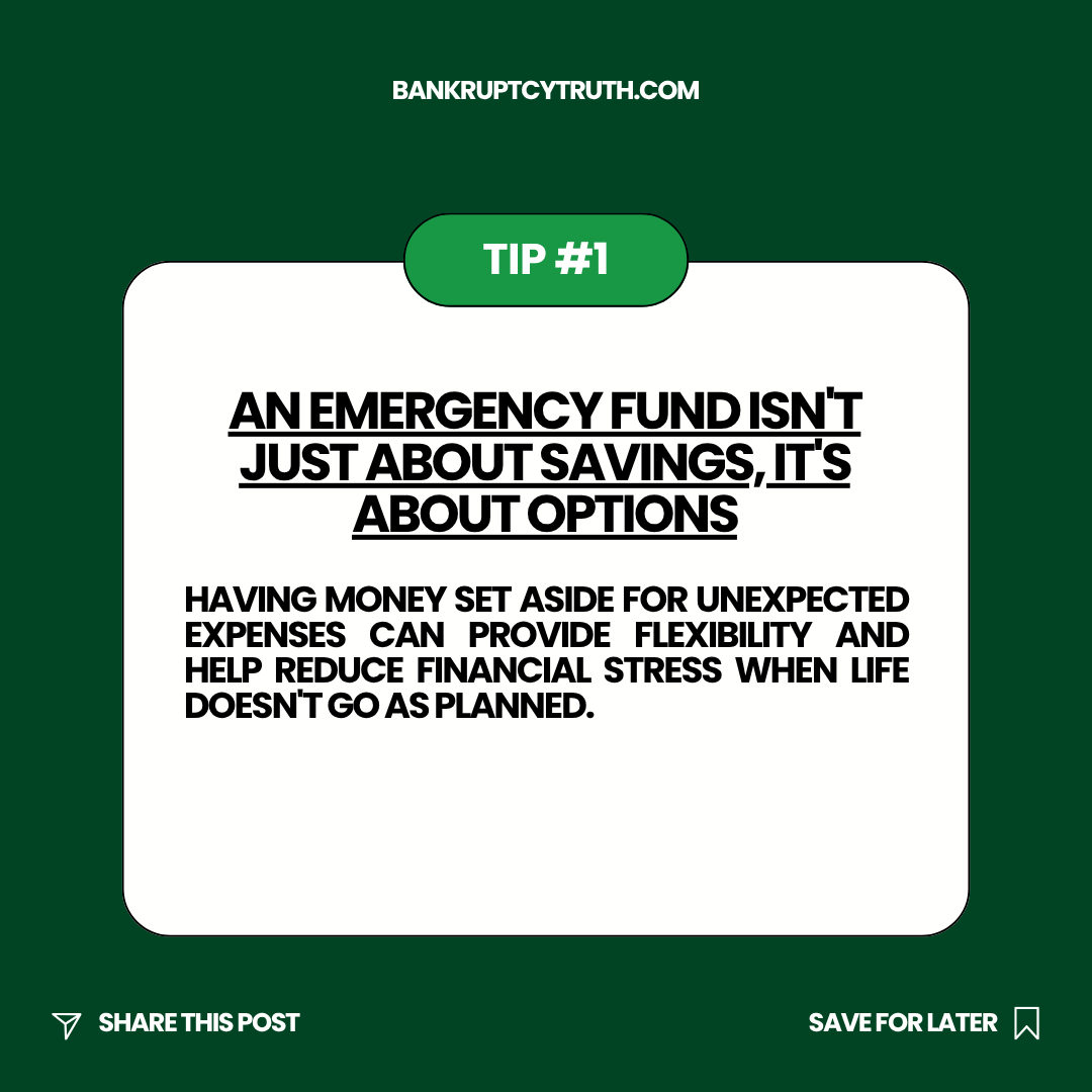 BankruptcyMinn's tweet photo. 💡 #TipThursday

Saving money isn't always about spending less.

Reducing interest costs, increasing income, and building an emergency fund can strengthen your financial foundation. An emergency fund isn't just about savings. It's about having options when the unexpected happens. https://t.co/GOkjRQ1dfa