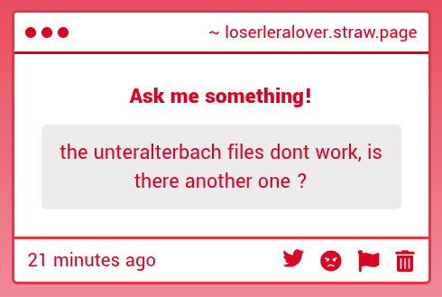 LoserLeraLover's tweet photo. I didnt realize it got taken down heres a reupload
https://t.co/lESsA2pyXw https://t.co/h81N8nGUUo