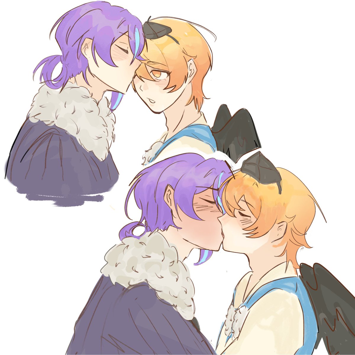 vicuniian's tweet photo. doodle <3 🎈🌟 #類司 #prsk_FA https://t.co/eAVMq5LgRq