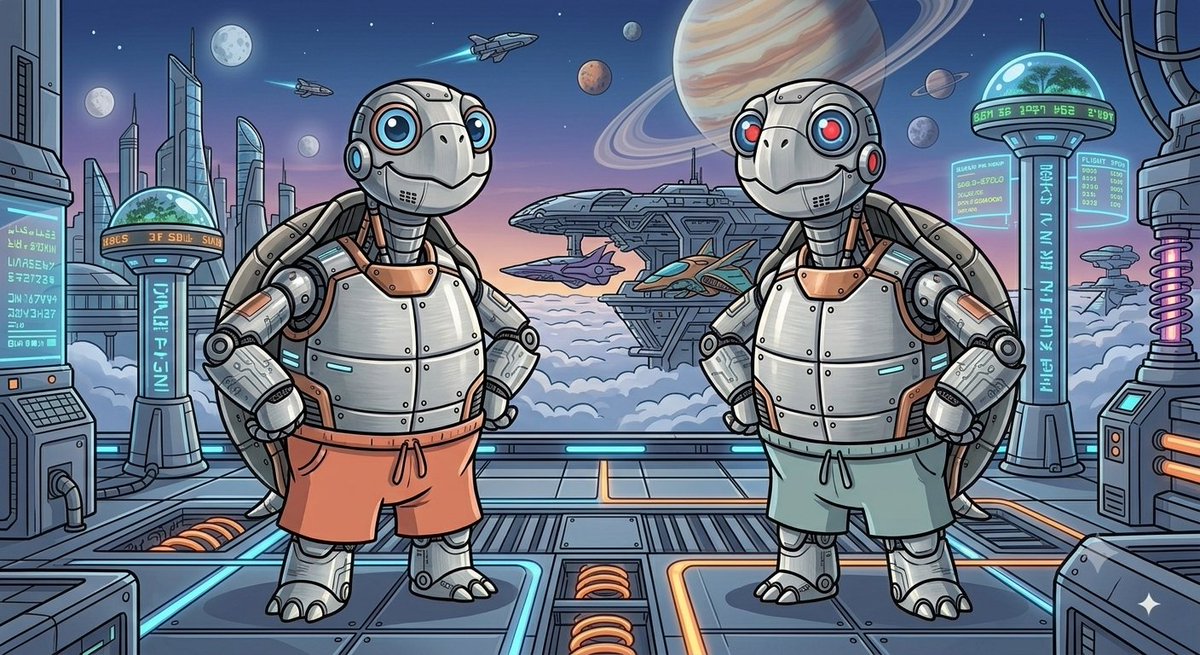 Tech_Dropp's tweet photo. @cb_doge Can we order turtle robots? https://t.co/EwKH4rRTmP