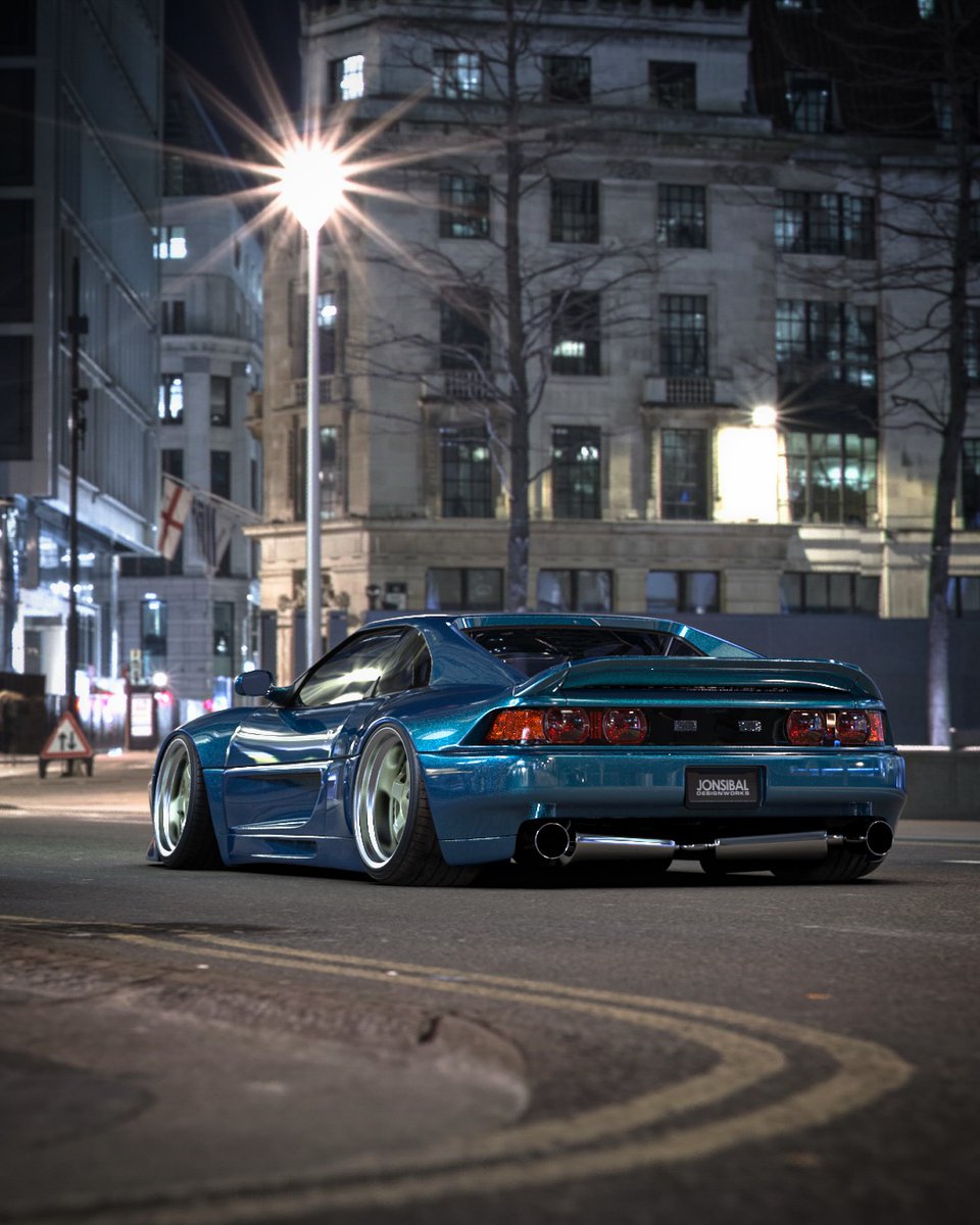 ApexDistrictX's tweet photo. MR-Deuces ✌🏽

While we wait for the new Toyota MR-2 to arrive, here’s my widebody concept MR-355 🙃. Metallic teal on light gold wheels always a good combo 💯 https://t.co/c5fOYyDhTy
