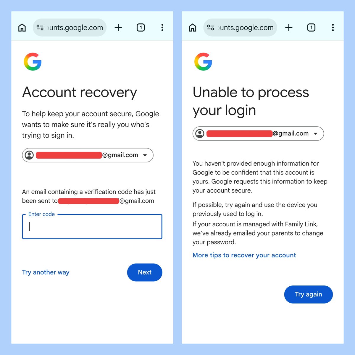 LesdiGamer's tweet photo. @TeamYouTube @SunainyXs @TeamYouTube 
Please read my post, My account has been locked for four months. I have tried to recover it but failed because the code is being sent to the email address used for logging in, rather than to the recovery email or phone number. I need help from the YouTube team. https://t.co/plIa5ZW17s