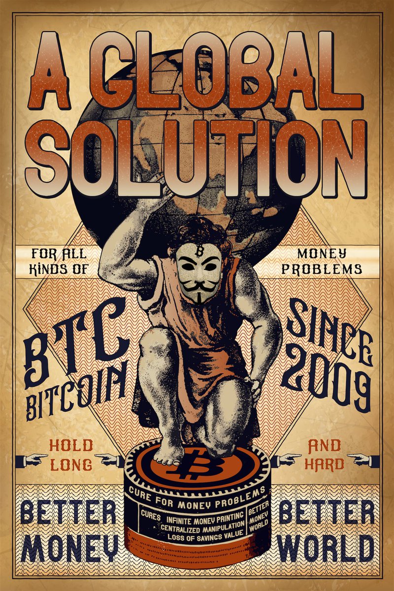 luchopolettiart's tweet photo. BTC is the solution https://t.co/I3whGbSgKa