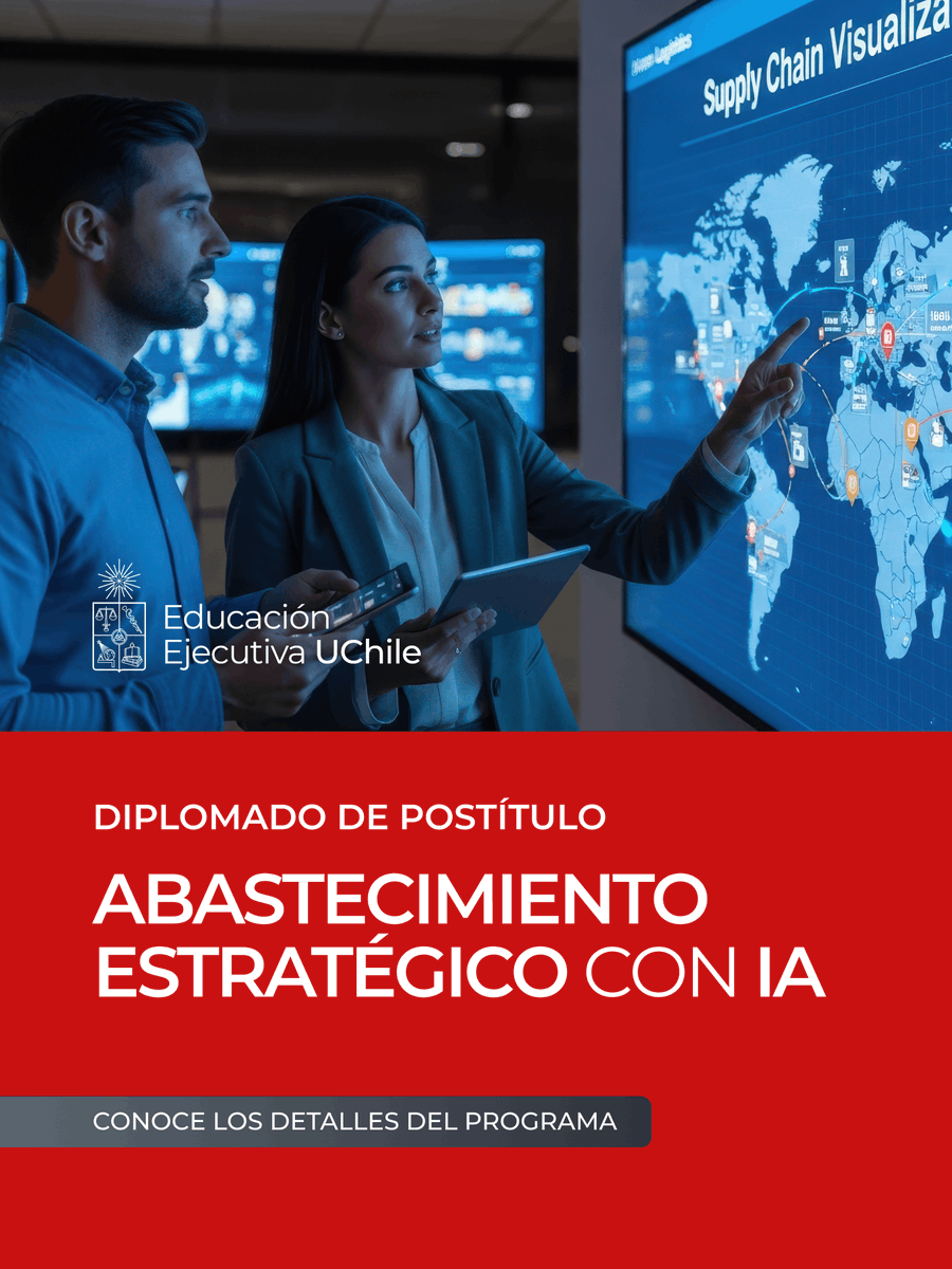 edexuchile's tweet photo. El abastecimiento es una fuente real de ventaja competitiva. El Diplomado en Abastecimiento Estratégico con IA (DAEia) de @edexuchile te forma con un cuerpo académico premiado en el IFORS Prize 2026.
🖥️ 100% online · 3 meses · Inicio 23 oct 2026
 📲 https://t.co/v4doL6krDy https://t.co/HjtP8QQDJh