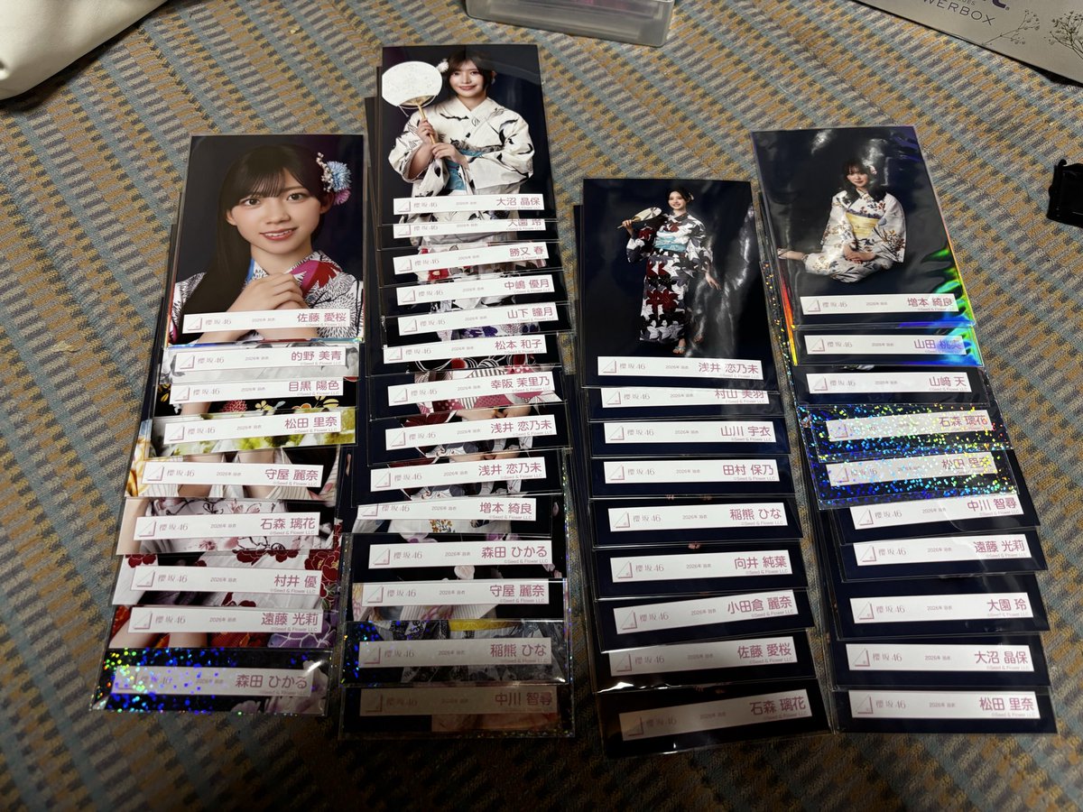 _soto_99's tweet photo. 櫻坂　生写真　トレード　トレ  
譲）画像 東京ドームOP衣装、浴衣
求）藤吉、理子、緩く小島 、ローソンアクスタ藤吉（複数対1⭕️）
都内、16th幕張リアミ 、乃木神宮3、4日目
addiction https://t.co/EWdYGEUA0S