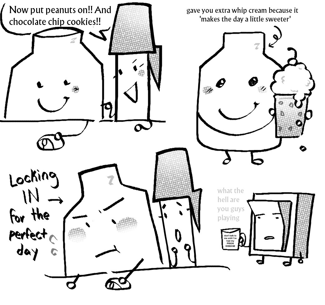 spamdasillyhead's tweet photo. I've been addicted to Papa's Freezeria lately, so here's some Bottlepen shenanigans https://t.co/7jsyxFuMt7
