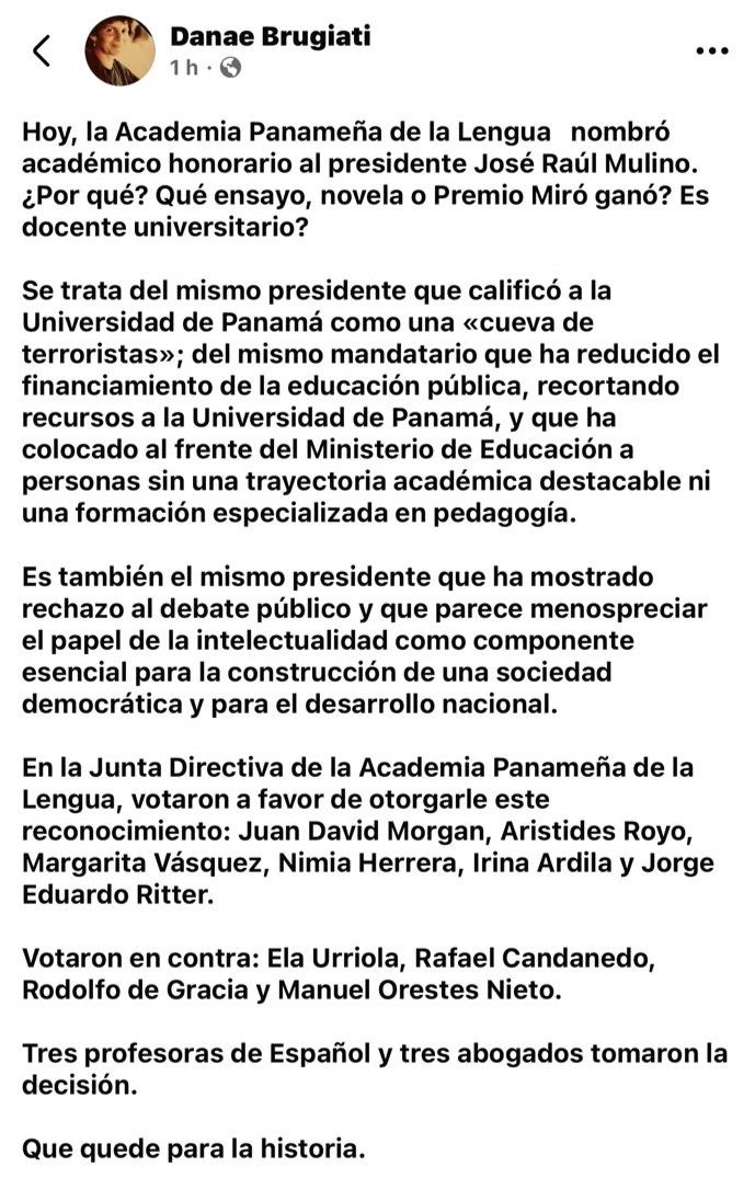ASOPROF30's tweet photo. Muy bien a los catedráticos que le dijeron NO a esta designación política.  Quién es la hija de A. Royo? https://t.co/PGyrsyfKm3