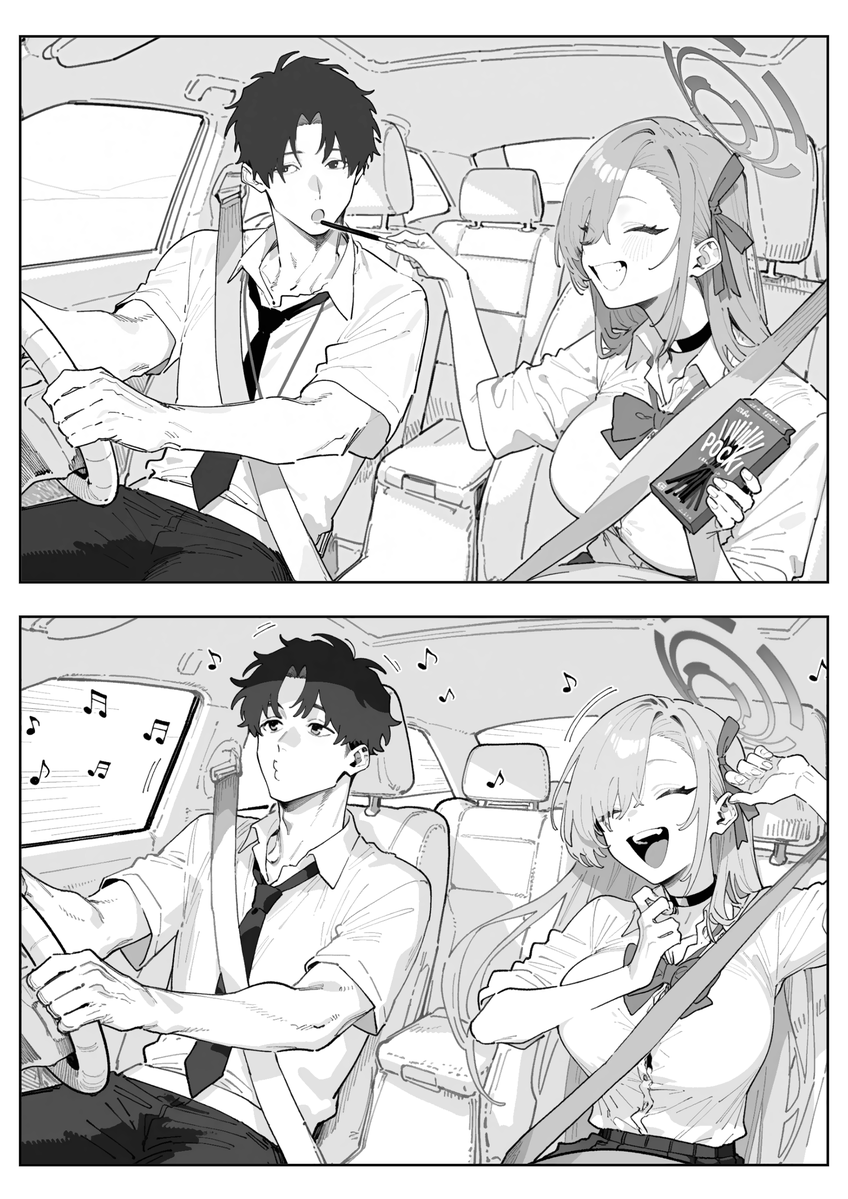 puripuriaiai's tweet photo. 二人でドライブ 【再掲】 (1/3) https://t.co/aiYAmmwsZy