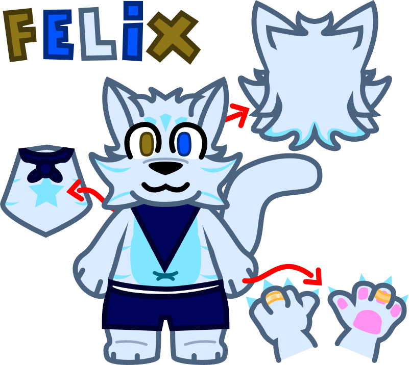 Floofyfluffer73's tweet photo. Finally got all of my ideas out for my ref sheet lol

#furryart #furry #art #cat https://t.co/nHyg9s9KSN
