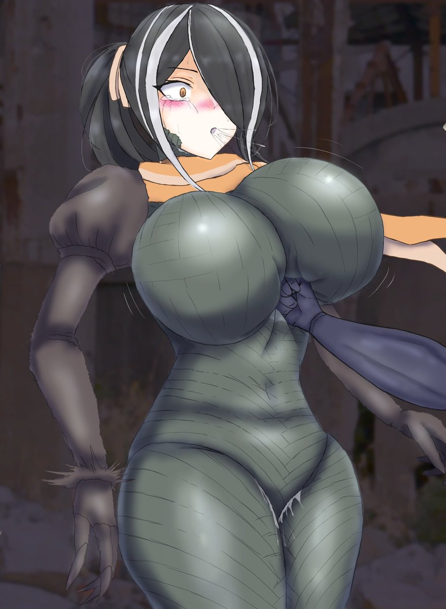 mizo_ochi_tuki's tweet photo. 「足尾のヤマアラシの妖姫」まとめ。
姫という人間体の印象を取り入れて、自分なりにアレンジしてみました。
胸パンチ一撃で即死するザコなことは変わらないです。
可愛い。
#女ザコ　#腹パンチ　#鳩尾 https://t.co/MTbAF1PdOF
