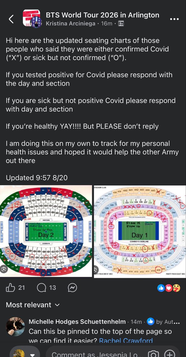 jesnial's tweet photo. @_joonverse_ Please get tested if you haven’t Army. An awesome Army has been tracking the people that have been sick or tested for positive in all sections. This information has been helping us a lot. Take some medicine, get some rest, and drink electrolytes https://t.co/9k4ar68t0O