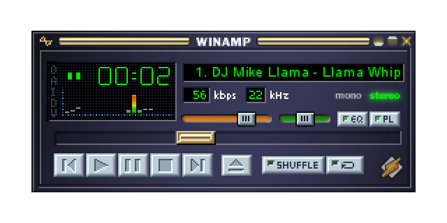 pileks's tweet photo. @0xGala Bring back Winamp mini player https://t.co/NV9KLciIFy
