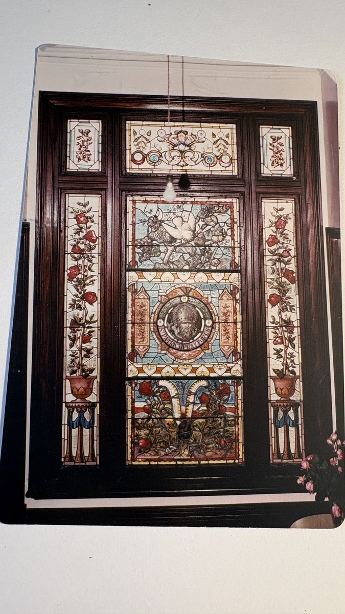 CLAN_AU's tweet photo. Clannies can you help identify this photo 
Yesterday Anne Mary &amp; Leonie did another day doing our photo collection
Stained glass Window has a St Patrick in the circle 
On back May 1979?

Can you help?
Could it be from #CatholicChurch #StPatrick’s #Orphanage #Armidale NSW #History https://t.co/K5M31dDW9S