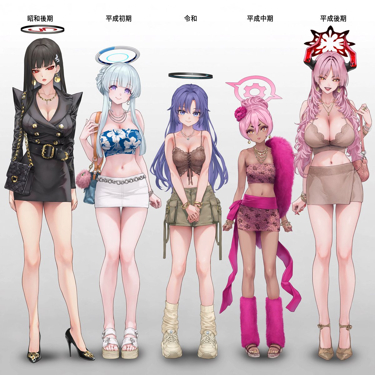 stockingtight's tweet photo. ギャルとかよくわかんないけど、パロってみた。#PixAITsubakiV3 #ブルアカ https://t.co/uOxr1Cxt8N