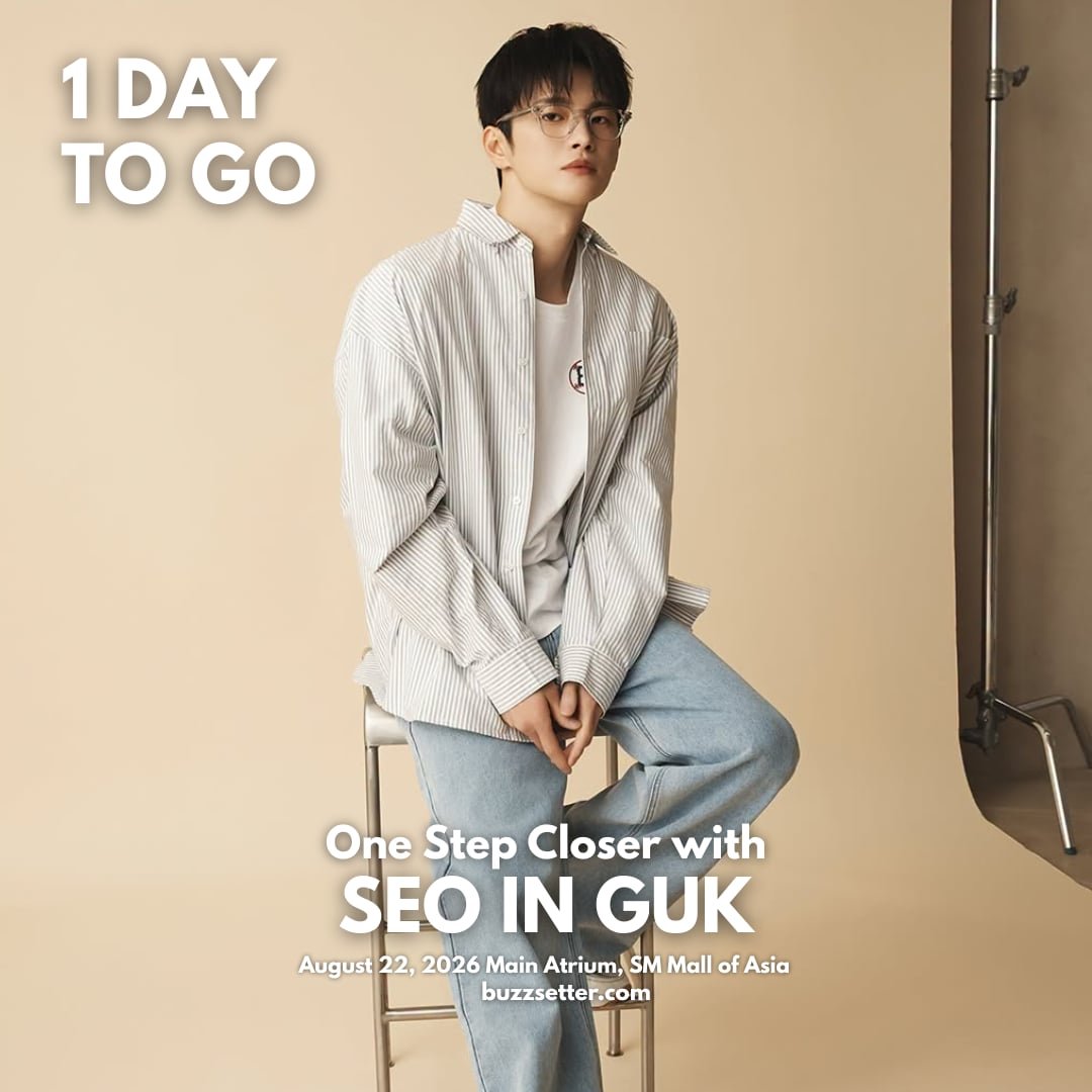 buzzsetter_'s tweet photo. The wait is almost over, Heartriders!

Get ready to meet #GlobalBENCHsetter Seo In Guk tomorrow! ✨

Presented by @benchtm
#BENCHOneStepCloserWithSeoInGuk #BENCHxSeoInGuk https://t.co/9Eipt5AMTB
