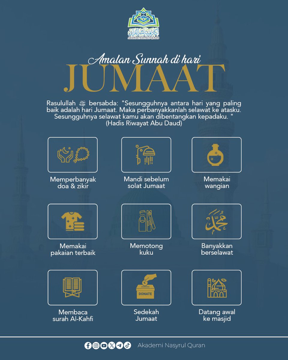 AkademiQuran's tweet photo. ✨ Jumaat Mubarak 🕌 https://t.co/49L8iUrvIR