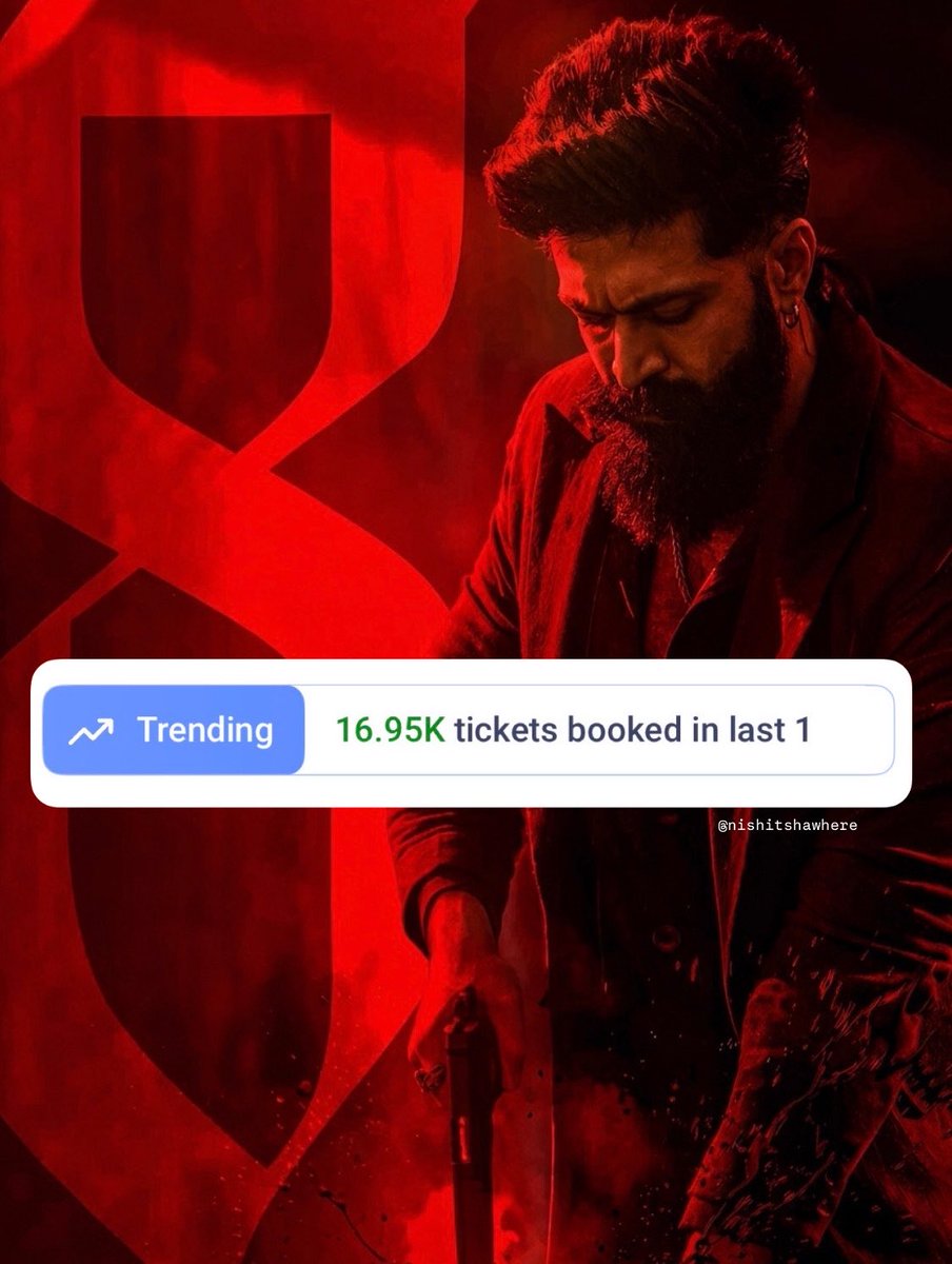 NishitShawHere's tweet photo. #Toxic RAMPAGE on BookMyShow 💥 https://t.co/WYXqNW7BW9