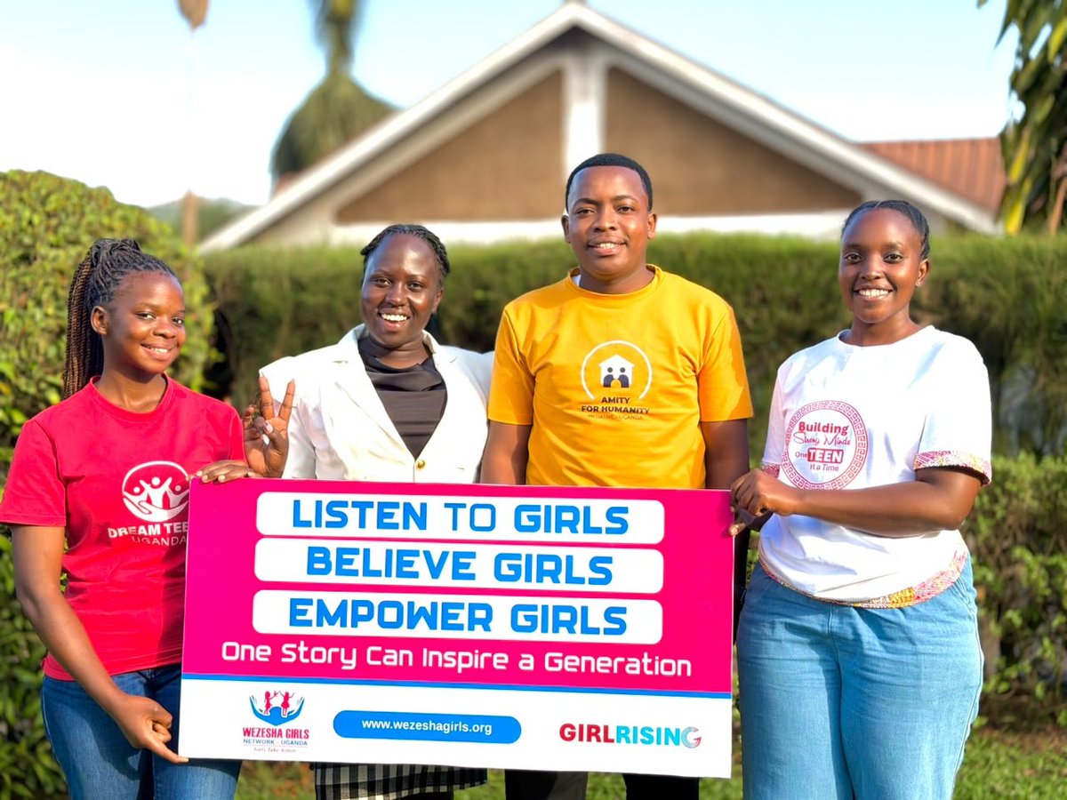 AtuhaireLyndah's tweet photo. We cannot build safer communities for girls by staying silent.
Let’s speak up, share knowledge, challenge harmful practices and demand systems that protect and respect girls’ rights.
Our voices matter. Our actions matter.
#SRHRAdvocacy #GirlsTakeAction @WezeshaGirls @girlrising https://t.co/GuElqlOJNj