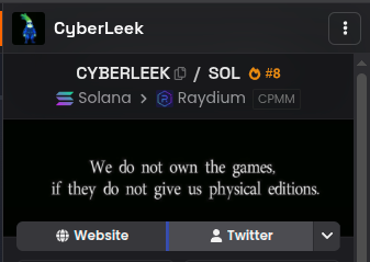 siegeishorrible's tweet photo. @luseemeow the twitter link on the meme coin is for his account if that means anything https://t.co/e2sqlXdXlq
