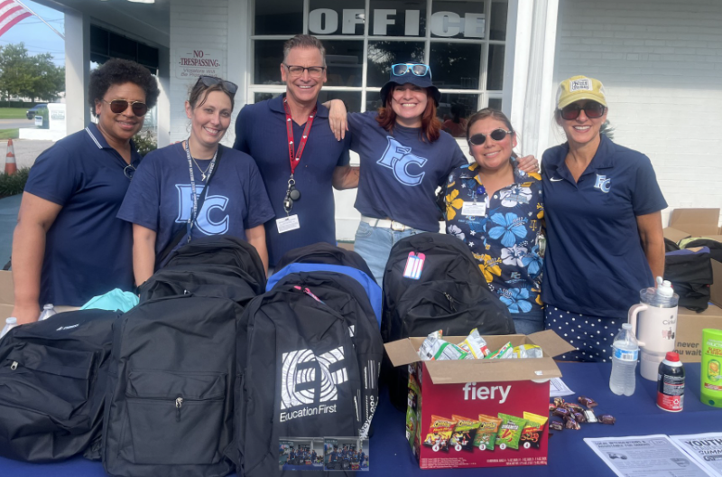 FirstColonialHS's tweet photo. Another successful family outreach event to start the 26-27 school year. See you soon, Patriots! https://t.co/JEFHKlIxSN