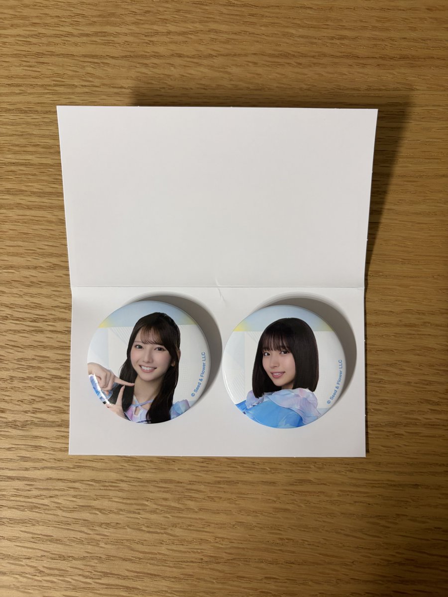 kttttangou's tweet photo. 日向坂46 ローソンくじ トレード

譲: 
缶バッジ 竹内&amp;大野

求:
缶バッジ 高井&amp;松尾

ペア同士で交換していただける方とトレできれば幸いです。

郵送トレ📮希望いたします。
どうぞよろしくお願いいたします。 https://t.co/82bwb79jDC
