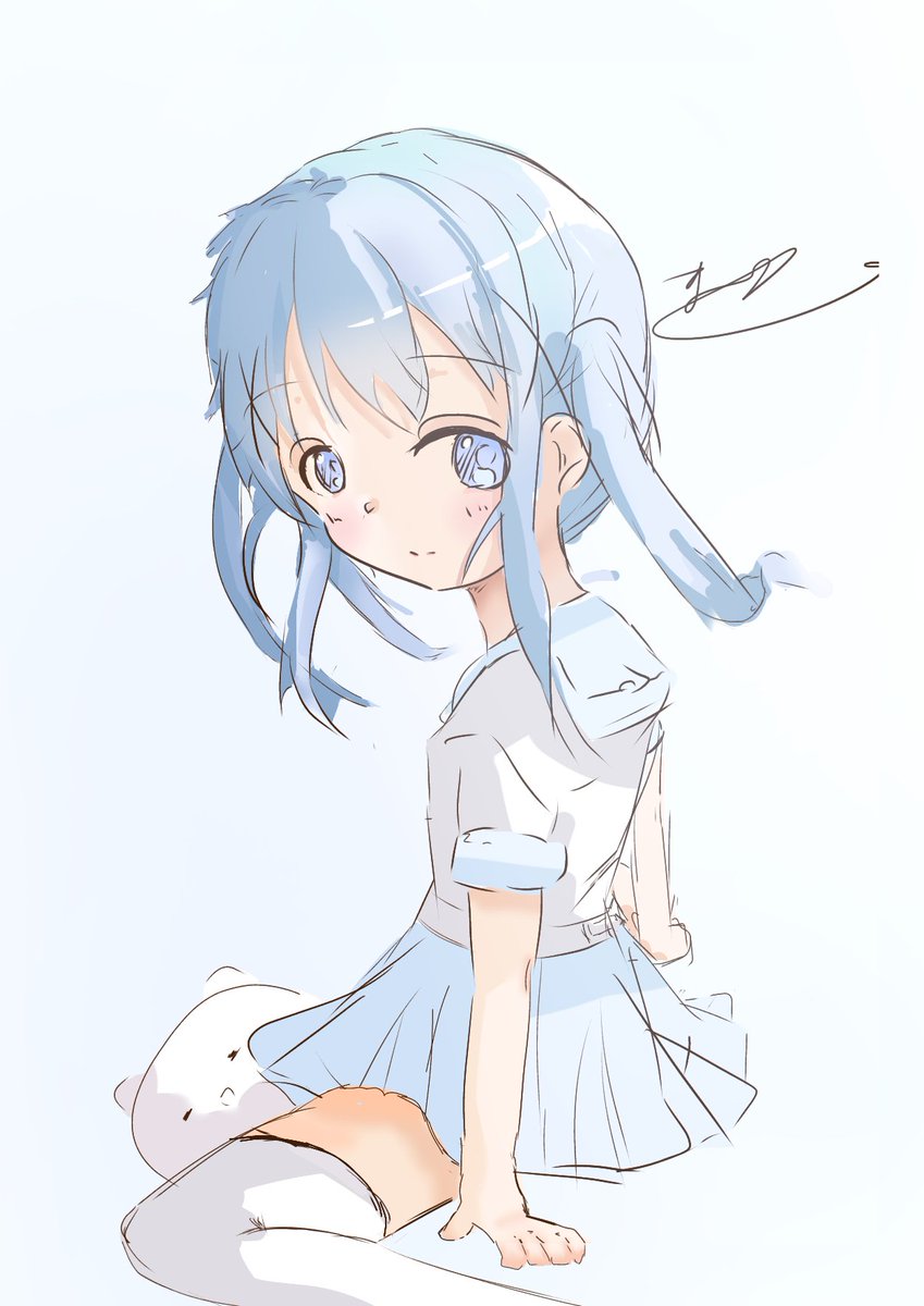 Mami_Illust_'s tweet photo. #ご注文はうさぎですか？ 
「チノちゃん🐇」 https://t.co/k0TY1dIdeg