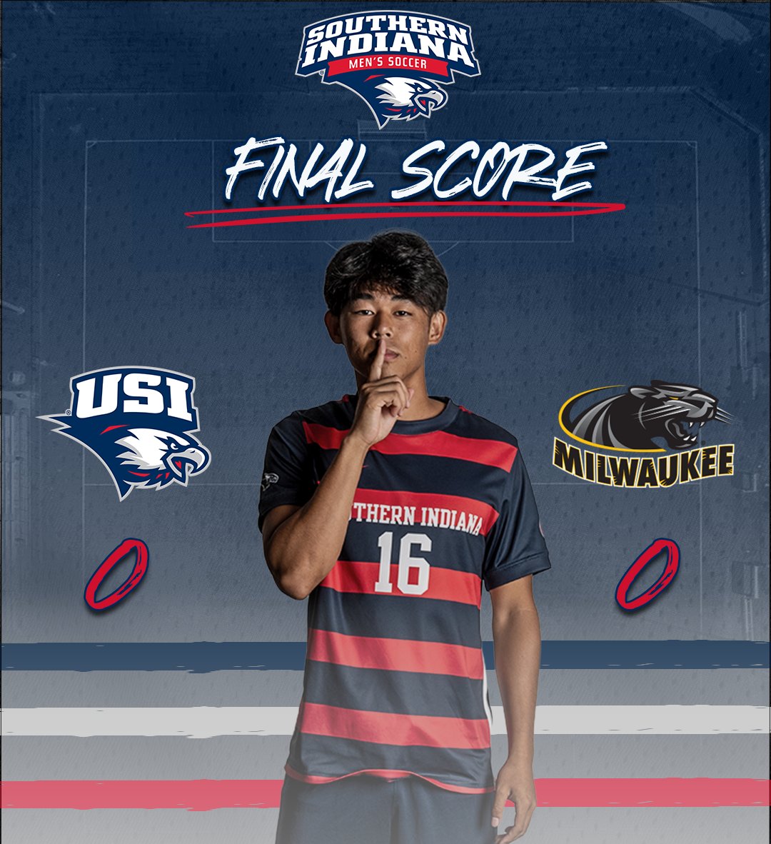 USIMSOC's tweet photo. Final.
The Screaming Eagles finish with their first season-opening result since 2018.
🦅⚽️ | #GoScreamingEagles #OVCit https://t.co/QidrBjsP6n