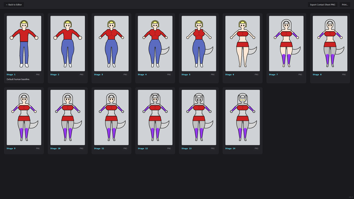 regularwallaby's tweet photo. Used claude code to make myself a little productivity tool for planning out my TF videos. It's basically a storyboard that maps out what changes happen and when, which certainly beats the hell out of trying to memorize a plan in my head or making it up as I go. Pretty neat! https://t.co/IGNJd6XADT