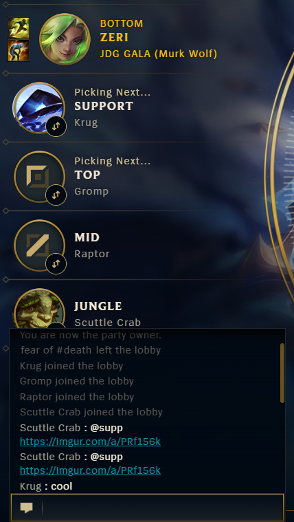 0migma1's tweet photo. Trop drôle le jungle envoie un dock pour le supp, il sort un big xerath btrzjnvaer https://t.co/GY4Nl21NvW