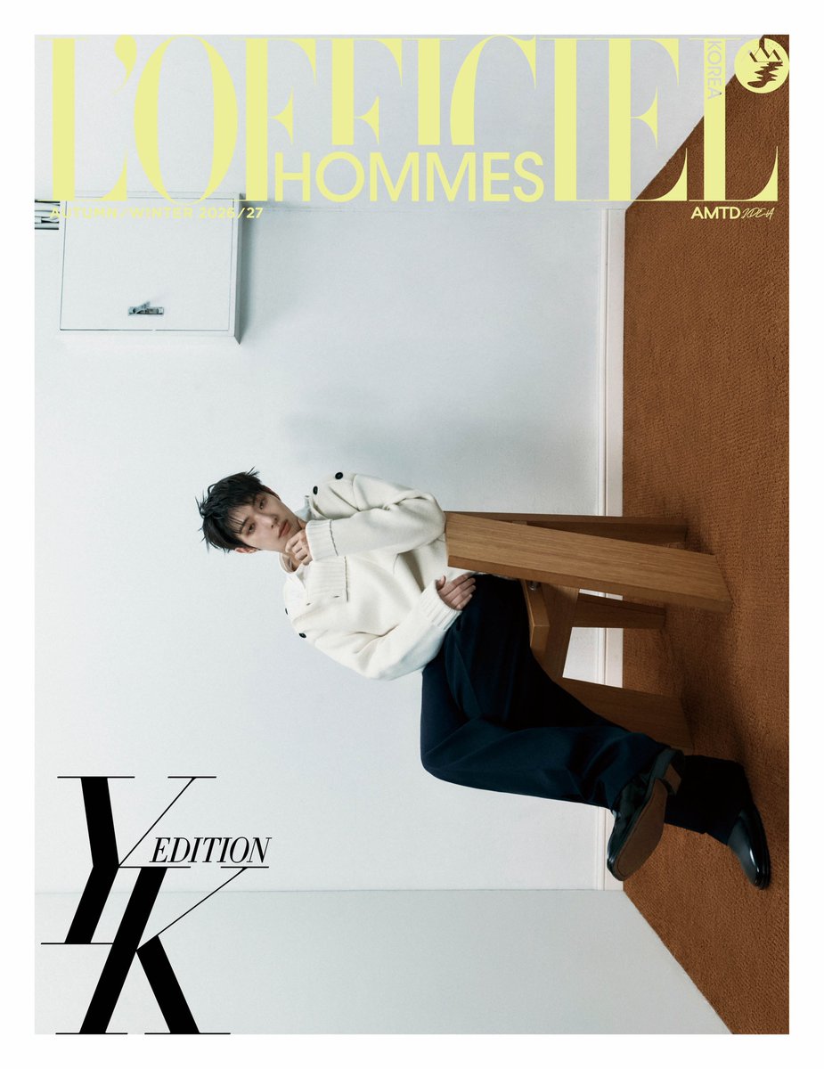 ATEEZUD's tweet photo. [📷] MINGI for L'OFFICIEL HOMMES YK Edition The Fall/Winter 2026 Issue
.
#ATEEZ #에이티즈 #MINGI @ATEEZofficial https://t.co/f8z4CXzjpe