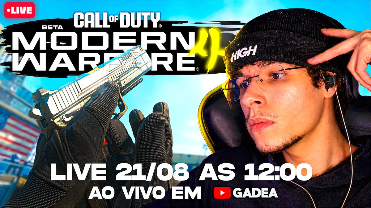1Gadeaa's tweet photo. Finalmente chegou a hora de testar a BETA do MW4 🟡 E eu estarei AO VIVO no YouTube a partir das 12:00!

Conto com a presença de vocês! Bora descobrir tudo sobre o jogo, testar as novidades e, claro… masterizar esse joguinho 😈

Youtube/Gadea https://t.co/aNP37zoytu