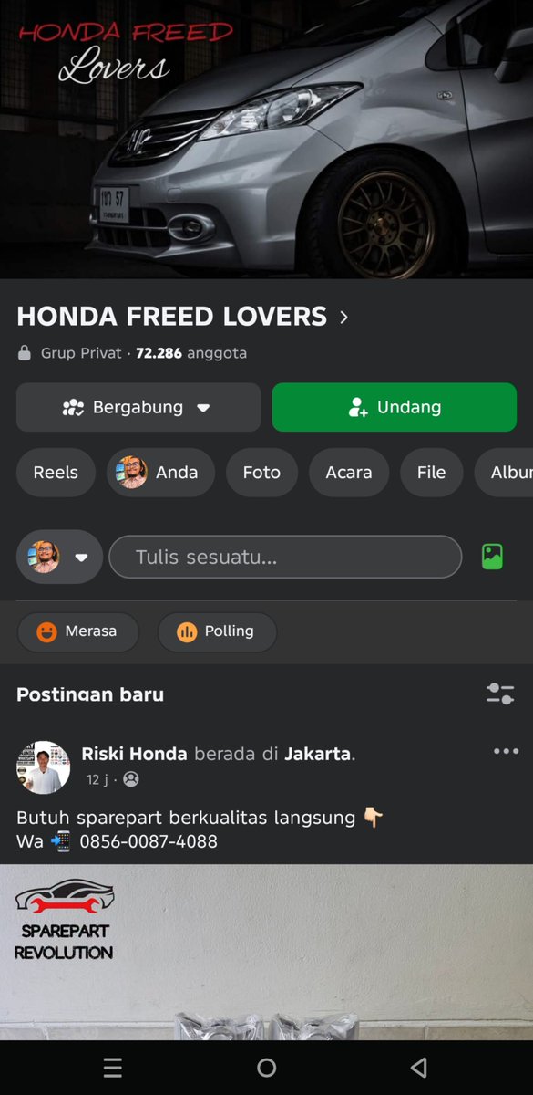 R_Novrianto's tweet photo. Ini beberapa grup mobil yang gw masukin (yang lain masih banyak), padahal cuma satu doang yang gw punya 🤣 https://t.co/bFt1V7BaVt