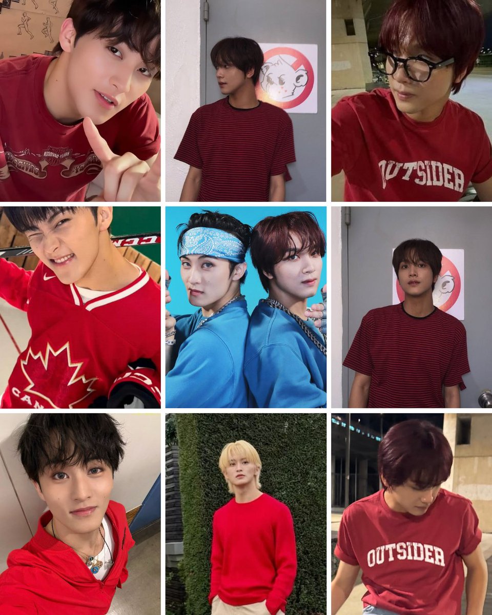 skyandhyuck's tweet photo. Blue and red, if they were people.💙❤️ https://t.co/uO1kAN7Bwa