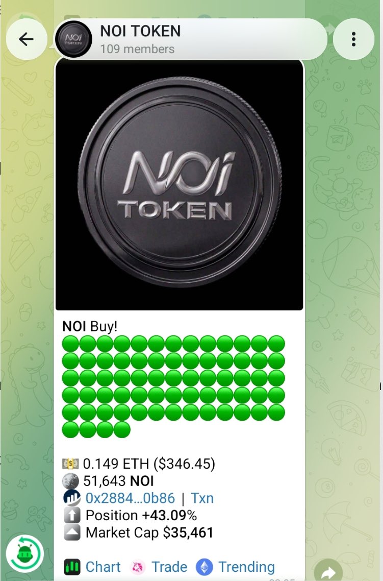 crypto_rayvhen's tweet photo. Buys keep coming in.

$NOI TO $1 https://t.co/oytr6KU66t
