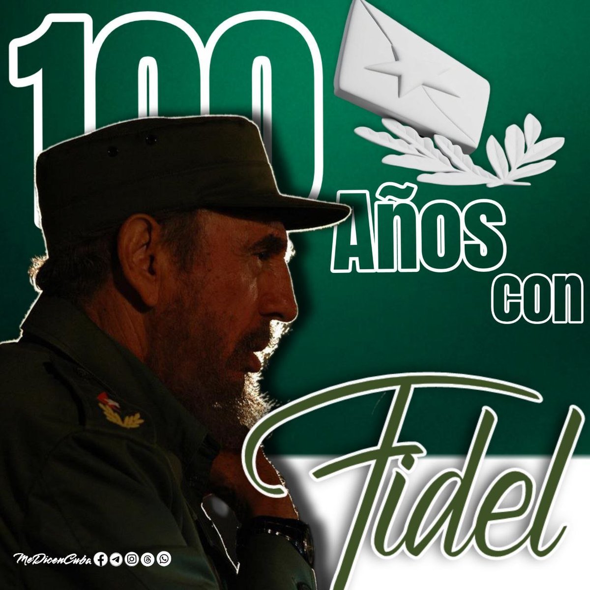JHGcasanova's tweet photo. Fidel: “Los hombres y los pueblos no se resignarán a la autodestrucción, ni a la opresión. Sabrán conquistar la paz y sabrán a la vez conquistar la libertad”.#LatirAvileño #SinPerderUnDía #LatiendoConFidel @AlfreMene37409 @DiazCanelB @DrRobertoMOjeda @PartidoPCC https://t.co/GHvn8Pv3h9